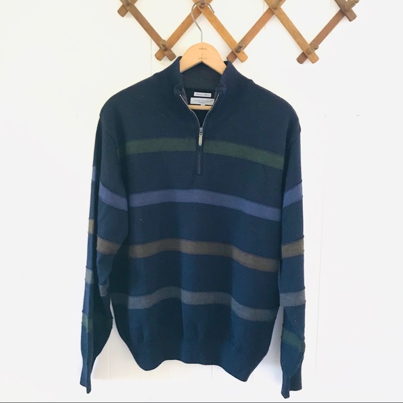 Alex Cannon | Sweaters | Italian Yarn Wool Quarter Zip Sweater | Poshmark